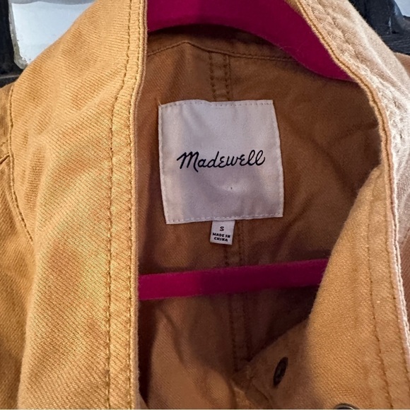 Madewell Southlake Military Jacket Dark Sahara size Small Style H8497 - Picture 5 of 8